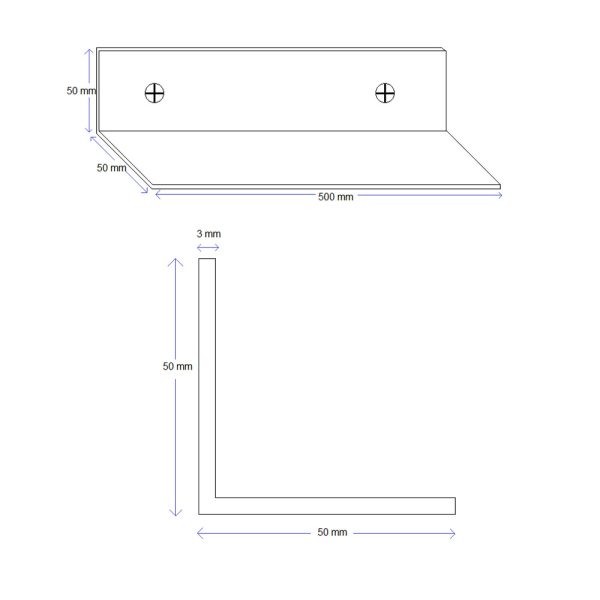 EZ-A50 Angle Anchor for EZW-23U EziWall<sup>®</sup> (4 pack) - Image 4